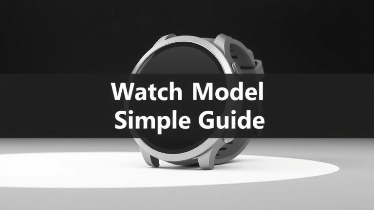 Identify Your Smartwatch Model: A Simple Guide