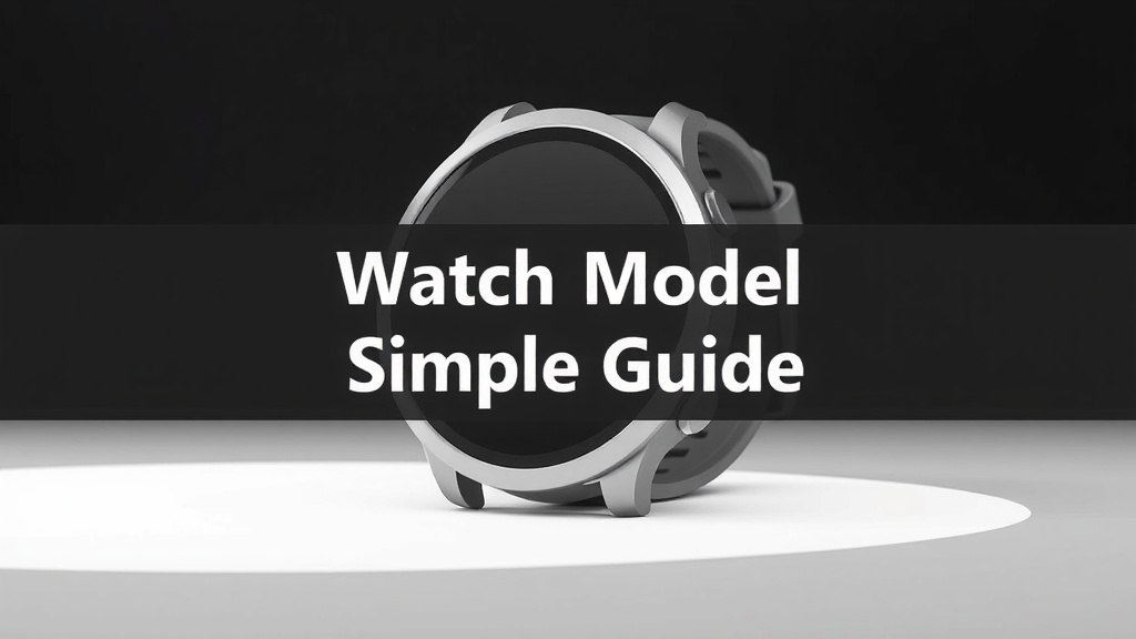 Identify Your Smartwatch Model: A Simple Guide