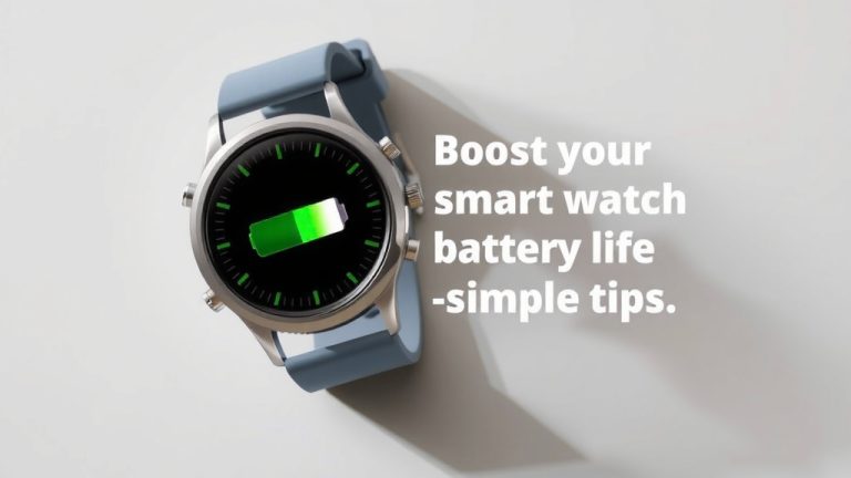 Boost Your Smartwatch Battery Life: Simple Tips