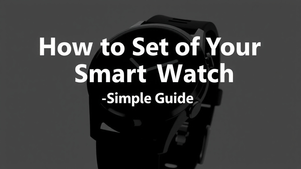 How to Set Up Your Smart Watch: A Simple Guide