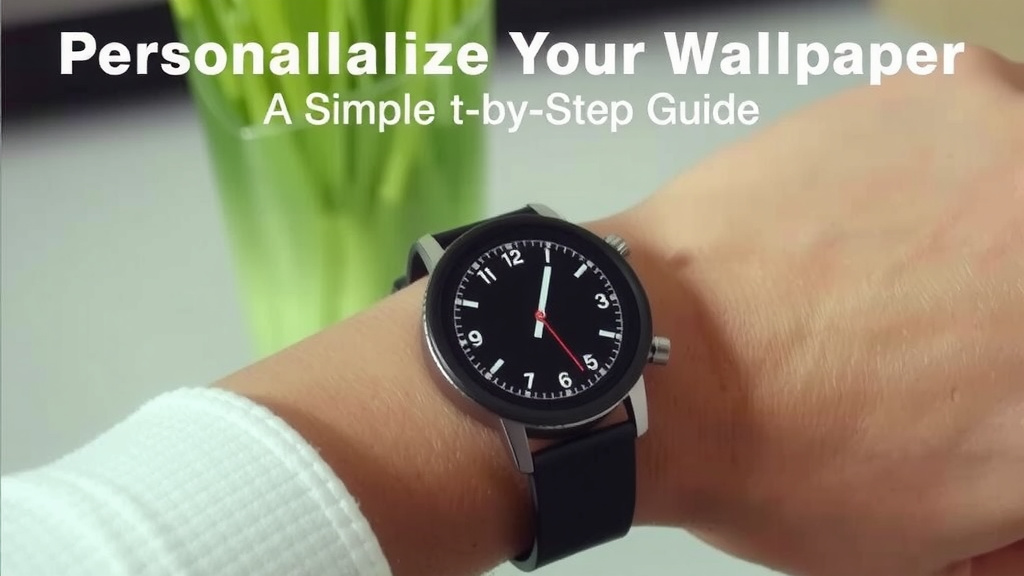 Personalize Your Smartwatch: Setting a New Watch Face