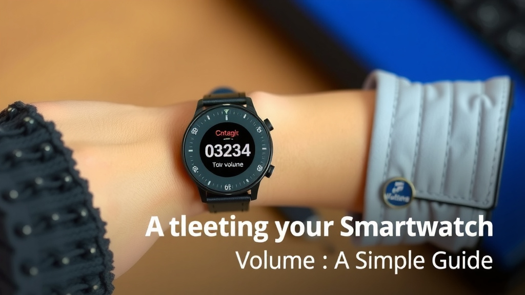 Quieting Your Smartwatch: Adjusting Sound Settings