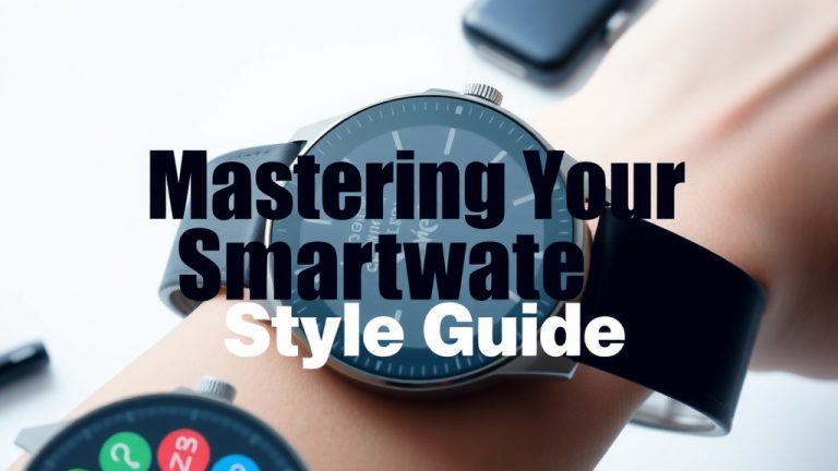 Mastering Your Smartwatch: A Style Guide