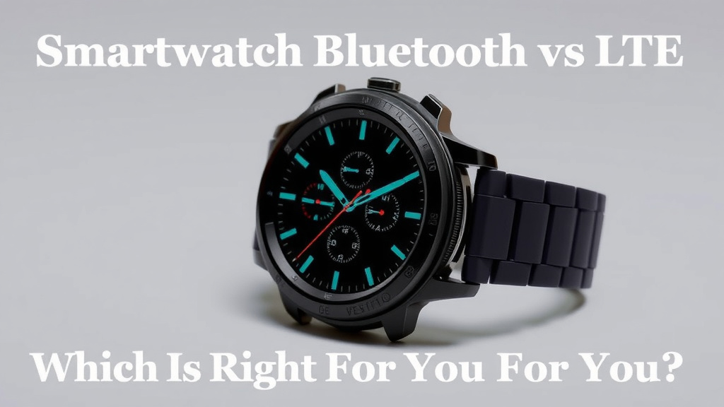 Smartwatch Bluetooth vs LTE: Which Is Right for You