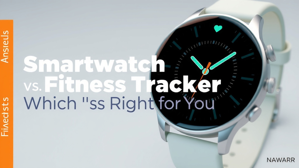 Smartwatch vs Fitness Tracker: Which is Right for You