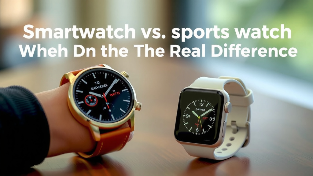 Smartwatch vs. Sports Watch: What's the Real Difference?