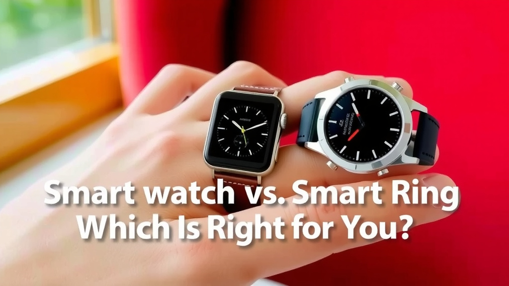 Comparing Smartwatches and Smart Rings: Which Is Right for You?