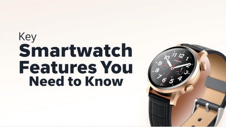 Key Smartwatch Features You Need to Know