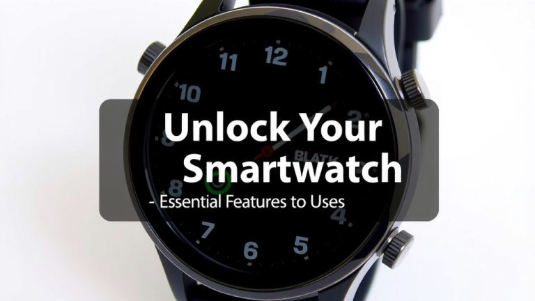 Unlock Your Smartwatch: Essential Features and Uses