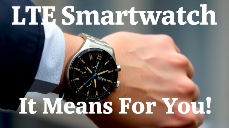 LTE Smartwatch: What It Means For You