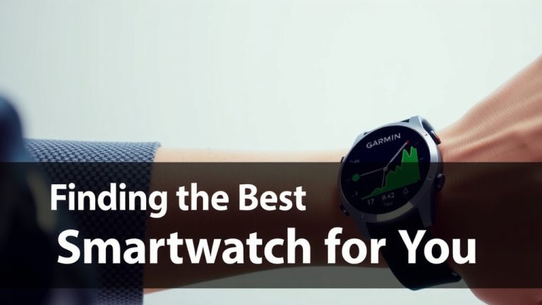 Finding the Best Garmin Smartwatch for You